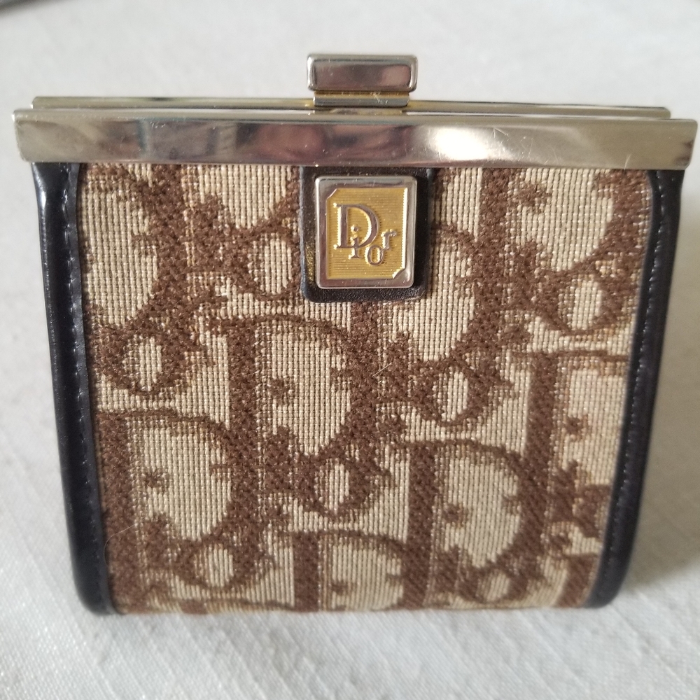 Dior Trotter Kisslock Coin Purse
